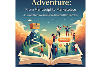 design and illustrate amazon kdp book cover design
