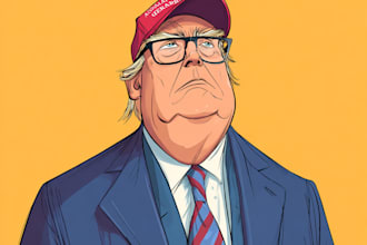 make political cartoons illustrations