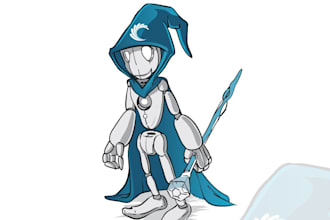 design a custom mascot, caricature, and character logo