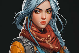 draw 2d game character or 2d game character