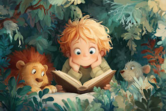 do  children story book illustration, children picture book