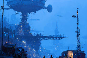 sci fi illustration and sci fi art