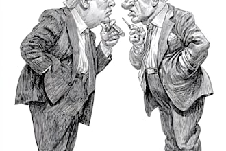draw political and editorial cartoons