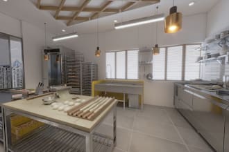 design realistic 3d commercial kitchen layouts and renders