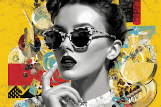 do pop art illutration, portrait cartoon, pop art portrait
