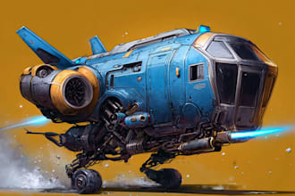 design scifi vehicles for you