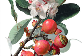 draw a realistic botanical illustration