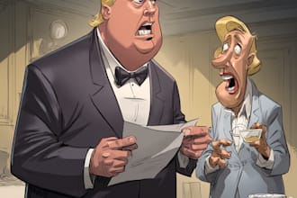 draw political cartoon and comic