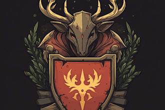 custom fantasy game logo