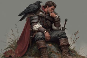 create custom dnd character art and illustrations