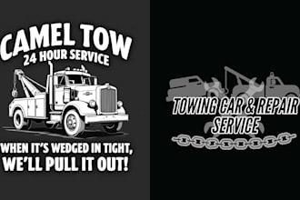 design vintage truck junk removal logo