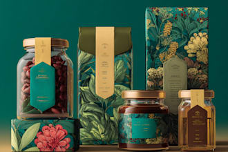 create modern and creative label and package design