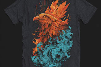 create an amazing t shirt design