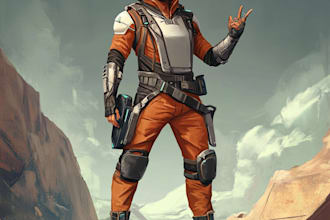 create an detailed military character