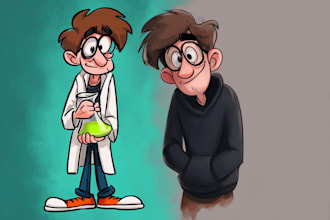 create any cartoon character
