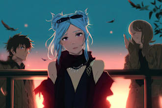 do an anime or comic character