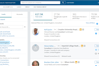 do b2b lead generation and email list building using linkedin sales navigator