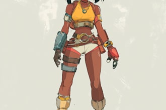 do character art for games and game character art for you