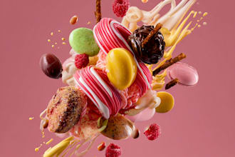 draw any food in a vivid and attractive fashion