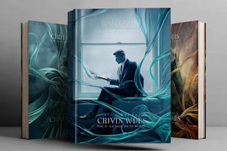 do a childrens book cover, fantasy book cover, ebook cover