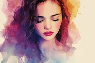 draw a watercolor illustration
