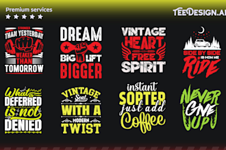 design custom typography t shirts for fitness and trendy t shirt