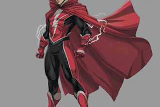 customized you in a superhero famous character
