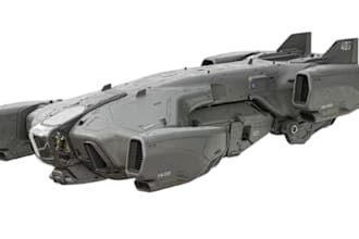 design starship 3d stl, 3d ship stl for 3d printing, 3d model spaceship interior