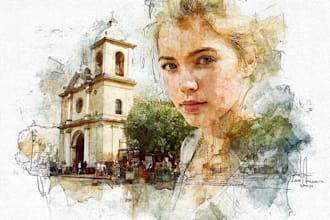 give a watercolor effect to your photos in photoshop