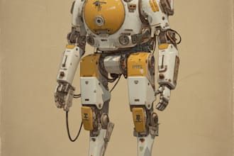 do high quality robot, mecha concepts