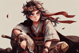 draw anime, mecha, armor, character, concept art or artwork
