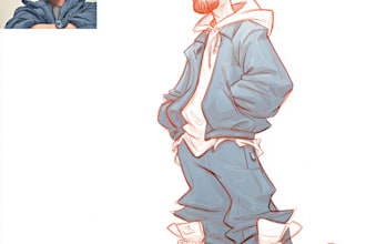 draw custom cartoon, comic panels
