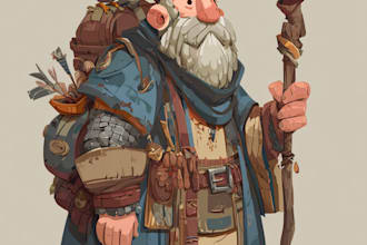 draw 2d game character or 2d game character