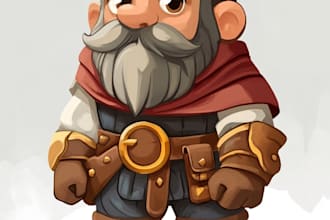 draw 2d game character or 2d game character