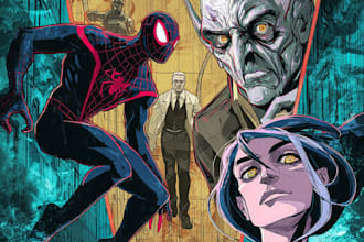 draw a custom cover for your book, comic, novel,