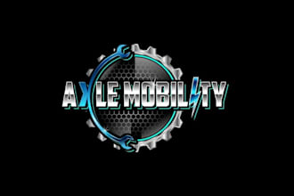 design automotive repair software company logo