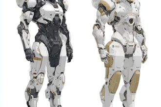 design robots and concept art of futuristic mecha