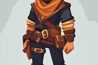 create simple 2d game characters