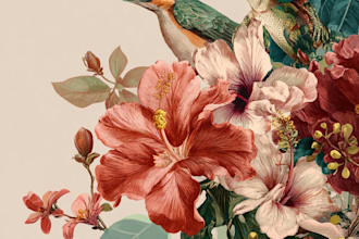 design elegant botanical illustrations for prints