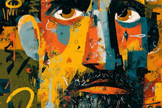 do illustration expresionism art, graffity, abstract
