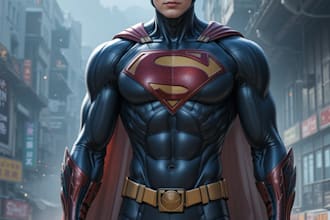 design your original superhero cartoon character