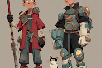 do concept art and game art for you