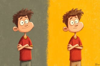 draw an amusing cartoon character or mascot
