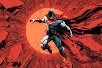 create illustrated novel, comic book cover