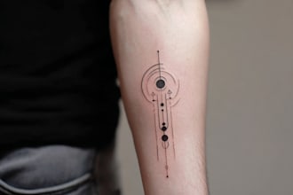 make minimal tattoo design