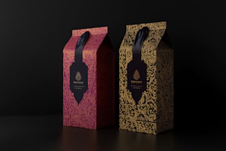 design custom product packaging and labels