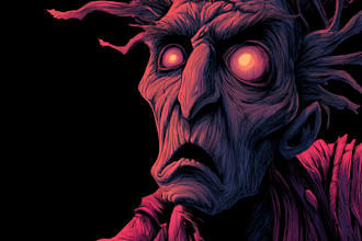 draw horror character illustration