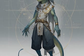 draw fantasy or dnd creatures and monsters