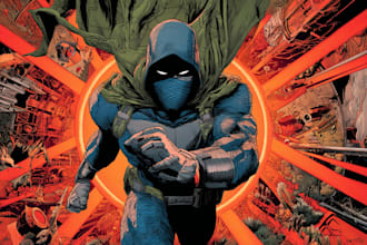 create stunning comic book cover art, manga, and anime style
