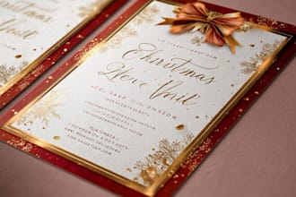 design modern christmas, greeting or holiday card